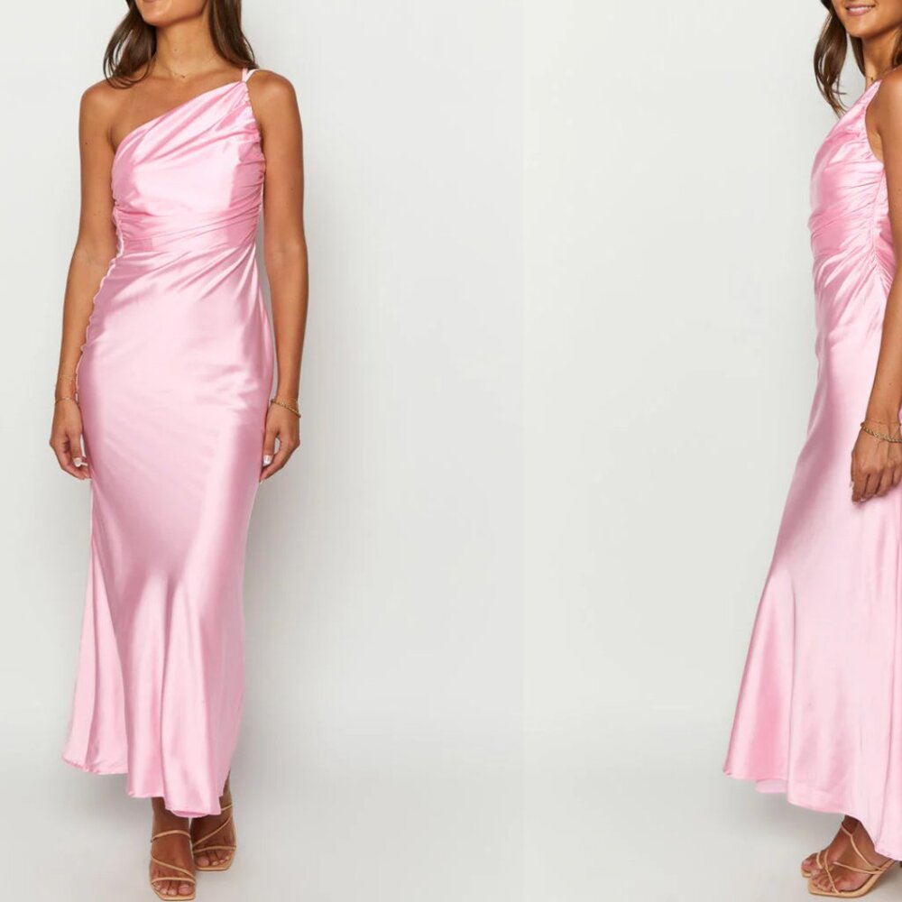 Beginning Boutique Tina Pink Formal Maxi Dress